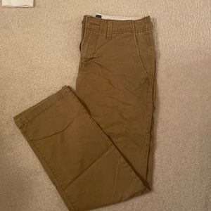American Eagle Original Straight mens dark khaki pants